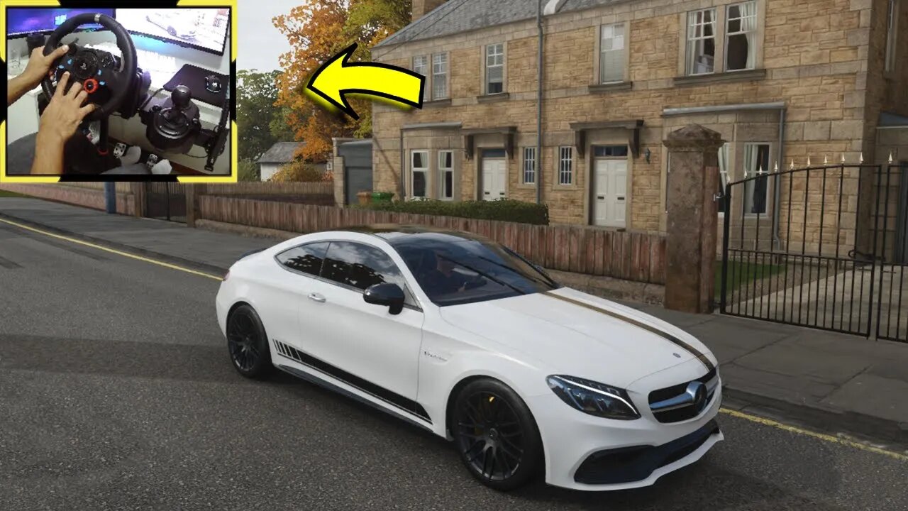 MERCEDES-AMG C63 S COUPE - Forza Horizon 4 gameplay / Logitech g29