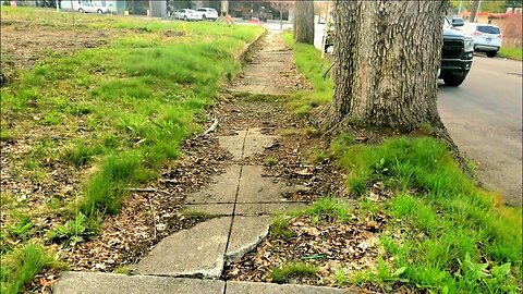 FILTHY Sidewalk Deemed Too DANGEROUS & UNSAFE To Use