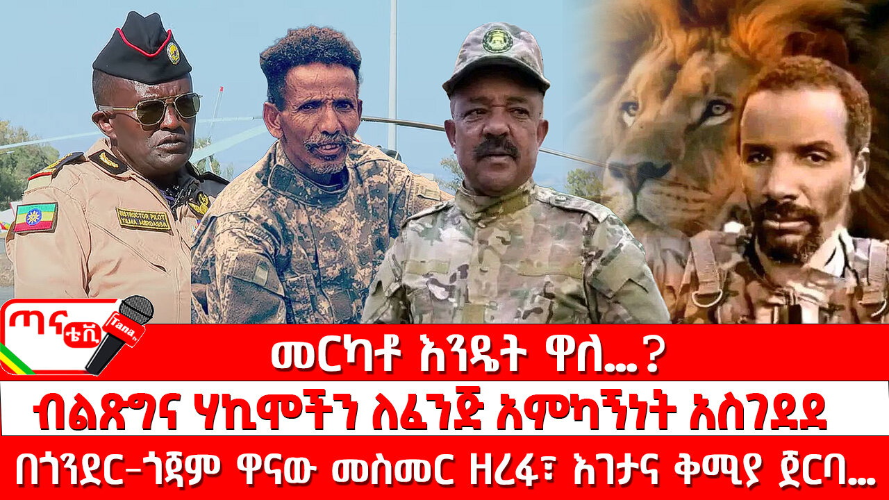 ጣና ዜና፦ ሕዳር 10/2017 መርካቶ እንዴት ዋለ? ብልጽግና ሃኪሞችን ለፈንጅ አምካኝነት አስገደደ፤ በጎንደር-ጎጃም ዋናው መስመር ዘረፋ፣ እገታና ቅሚያ ጀርባ