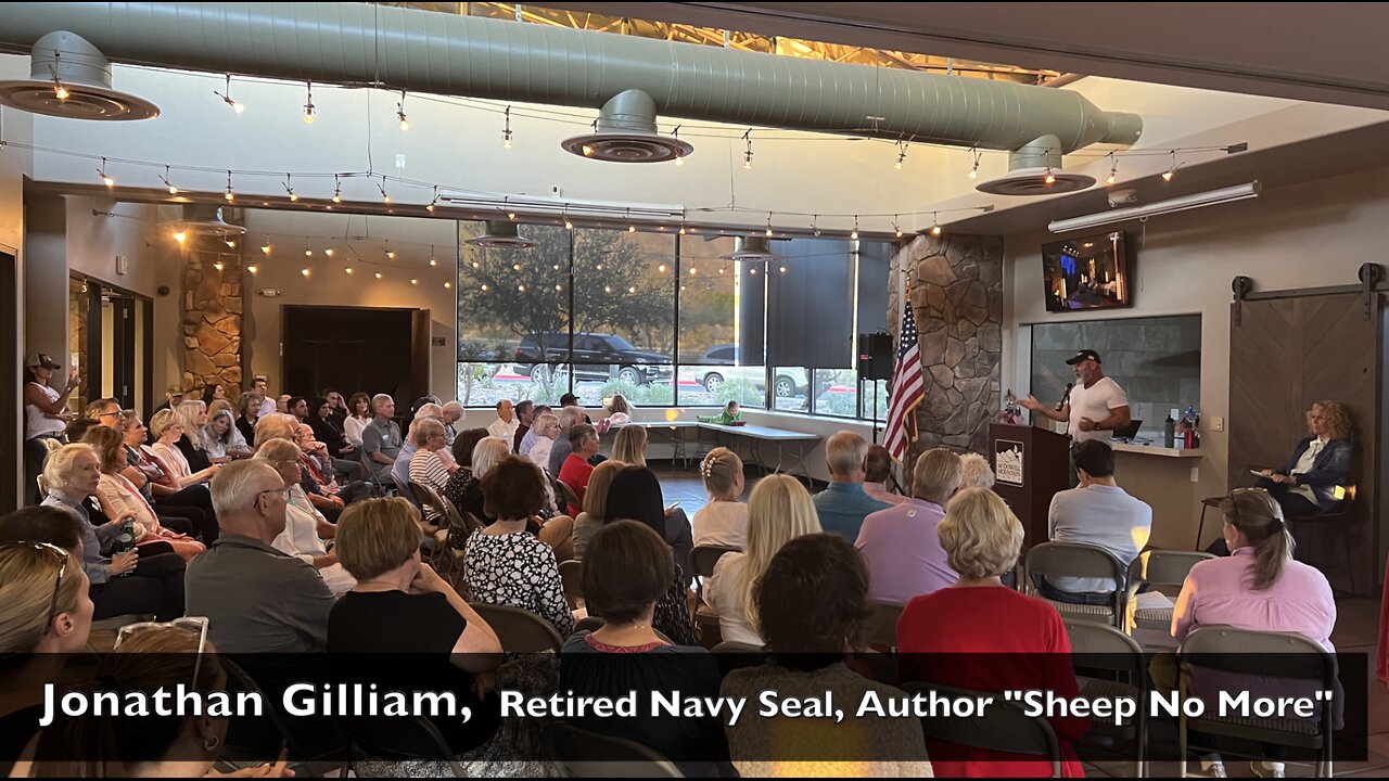 Jonathan Gilliam. Retired Navy Seal, Speaking at LD3 Republicans Event