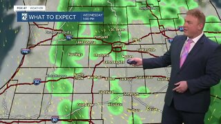 Rain and cooler temperatures move into mid-Michigan Tuesday evening