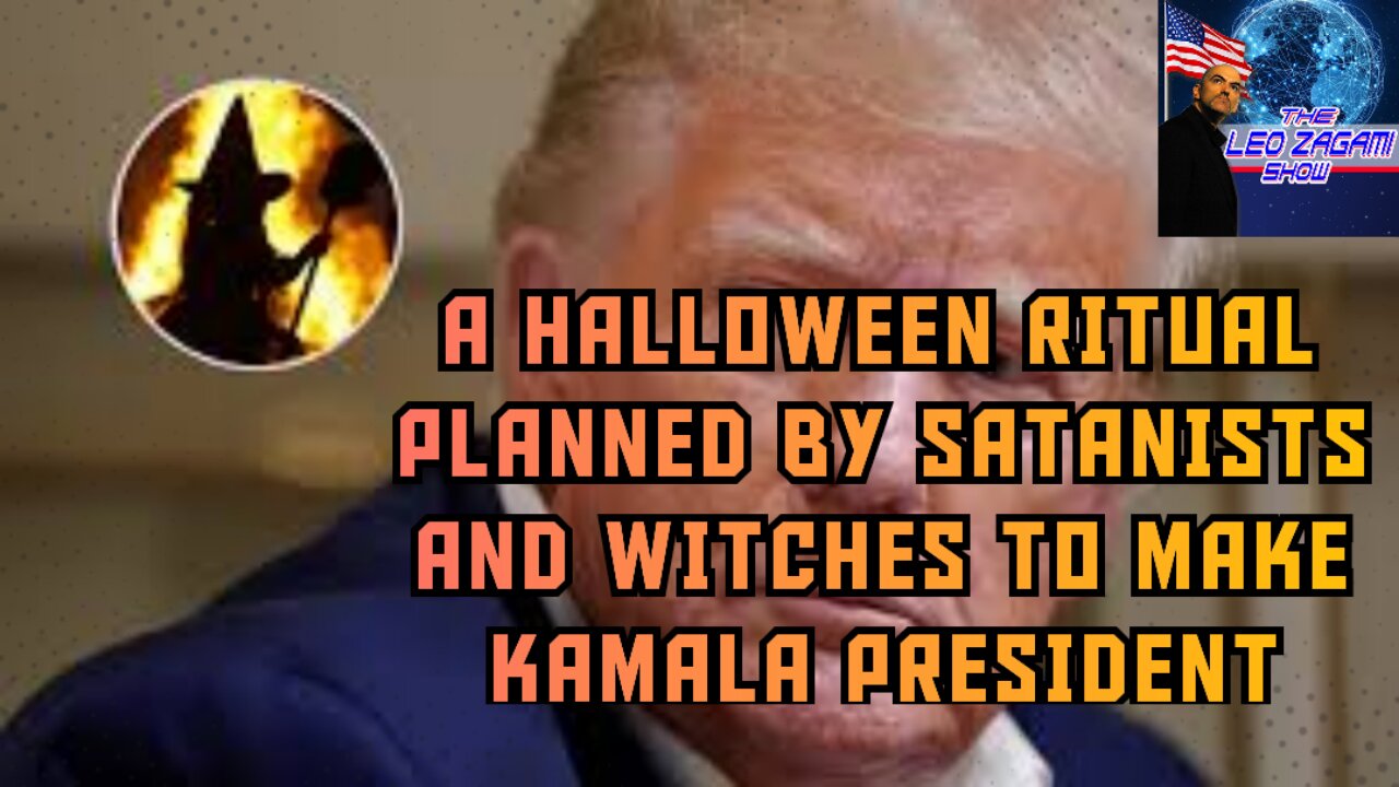 A HALLOWEEN RITUAL PLANNED BY SATANIST AND WITCHES TO MAKE KAMALA PRESIDENT