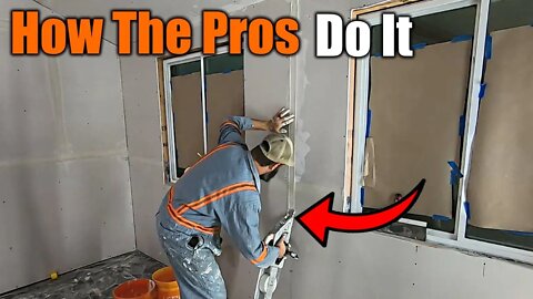 Can A Handyman Tape and Mud Drywall?? | How the Pros Do It | THE HANDYMAN |