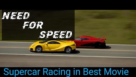 Many supercars racing in the movie best clip