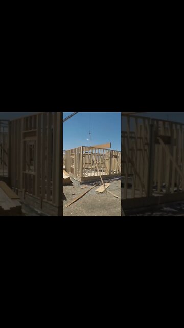 Lifting our huge 24” deep x 27’ long beam into place! #TektonHomeConstruction #DIYHomeBuild