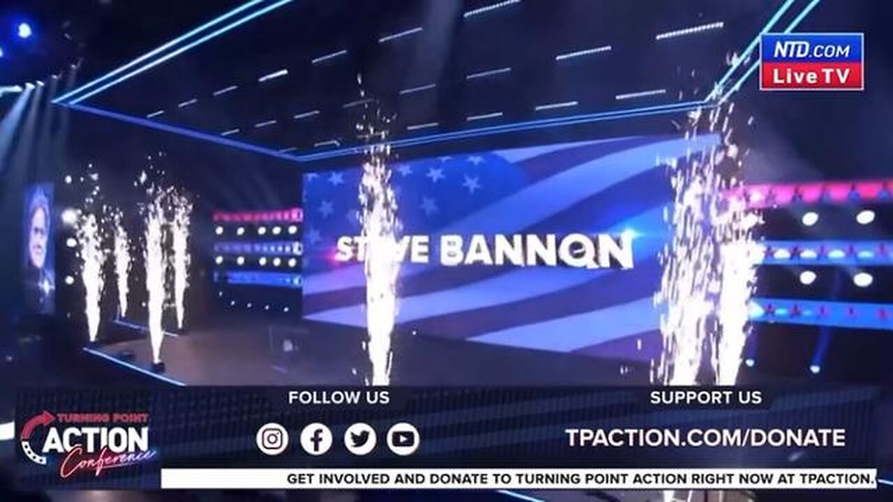 On FIRE! Steve Bannon Speech at Turning Point Action's ACTCON 2023