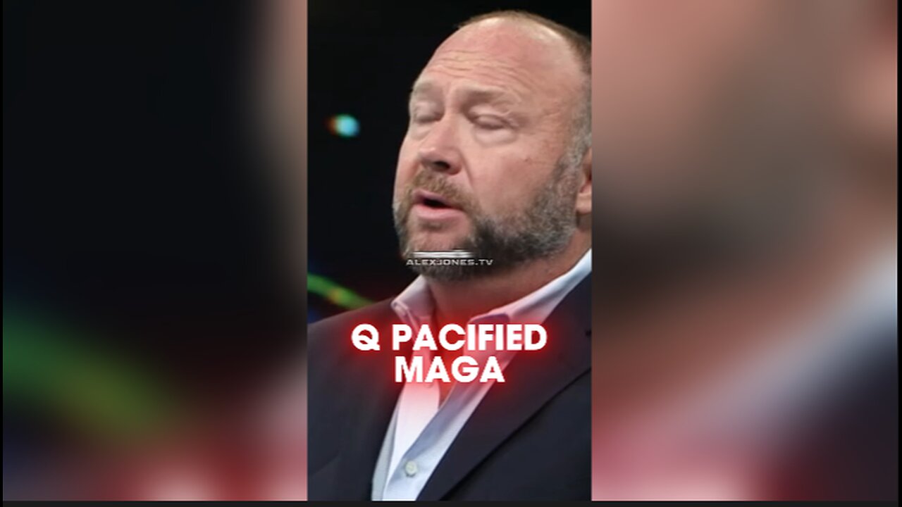 Alex Jones: Q Pacified MAGA During The Covid Plandemic - 4/2/20