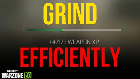 The MOST EFFICIENT way to grind weapon XP | Call of Duty Warzone 2.0