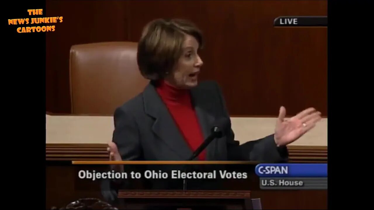 Flashback to 2005. Pelosi: Objecting to electors is 'Democracy at work'.