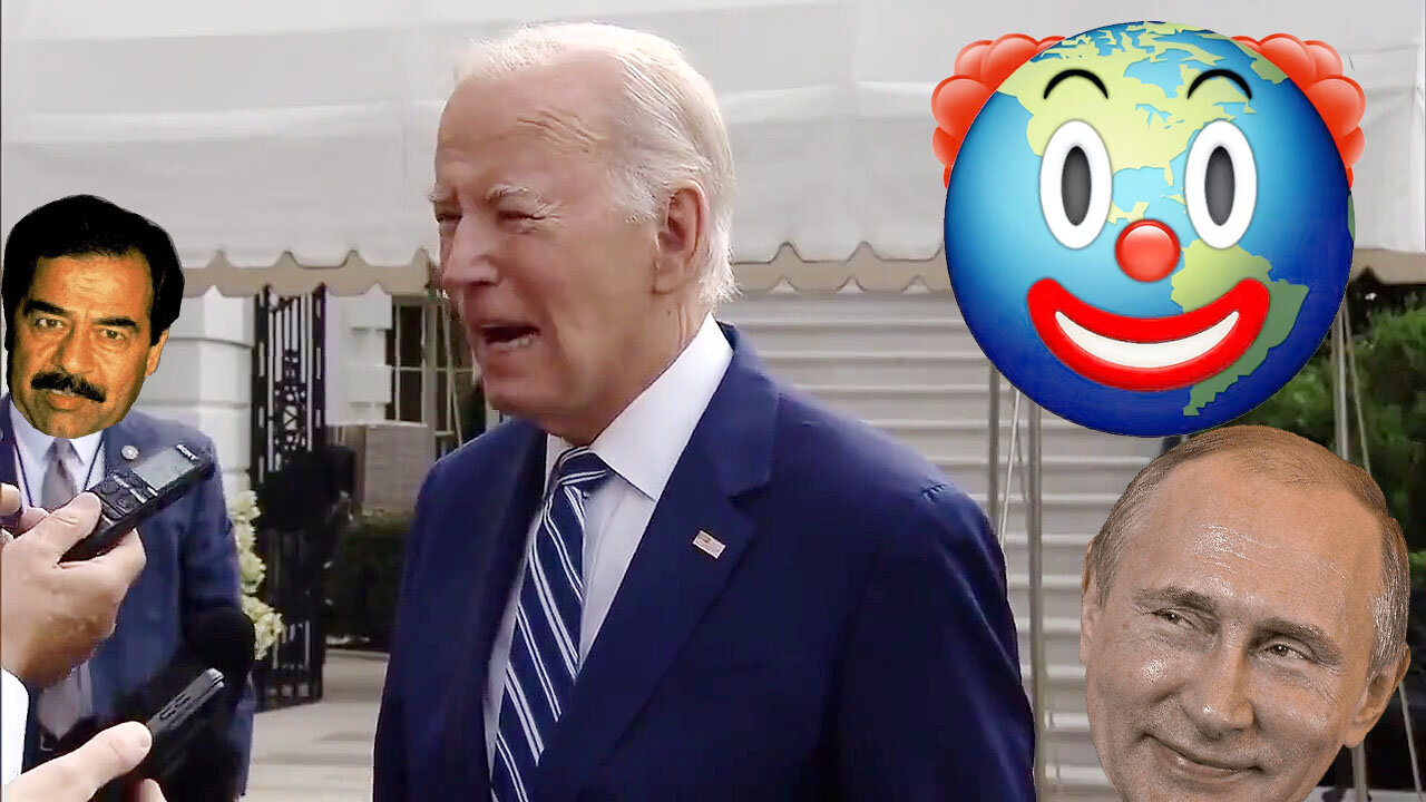 Joe Biden: "Putin is clearly losing the war in Iraq" 🤡🤦♂️🤪