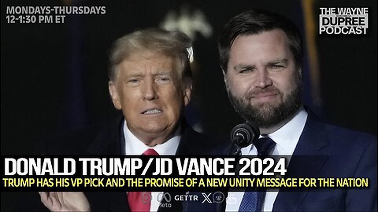 E1927: Can JD Vance Sway MAGA And Does He Really Need To? 7/16/24