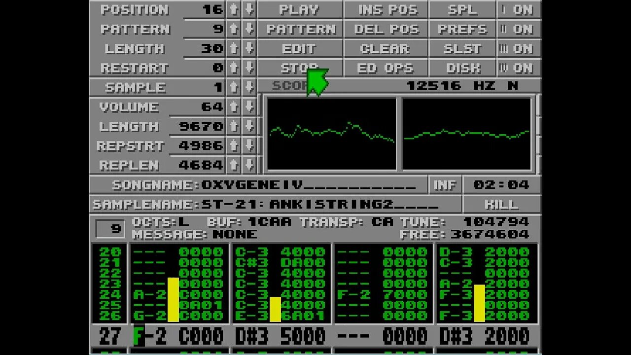 Atari ST Protracker Mods - Oxygene