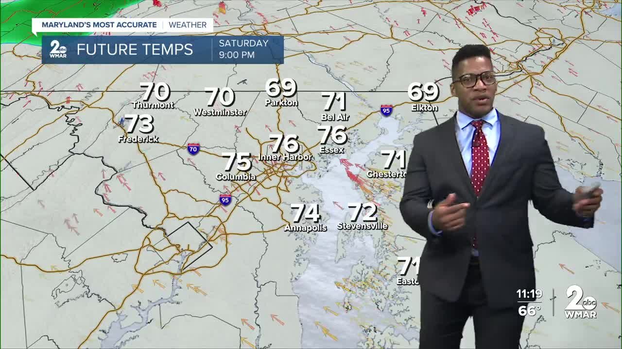 WMAR-2 News Patrick Pete Thursday night weather