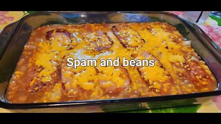 Spam and beans #spam #beans