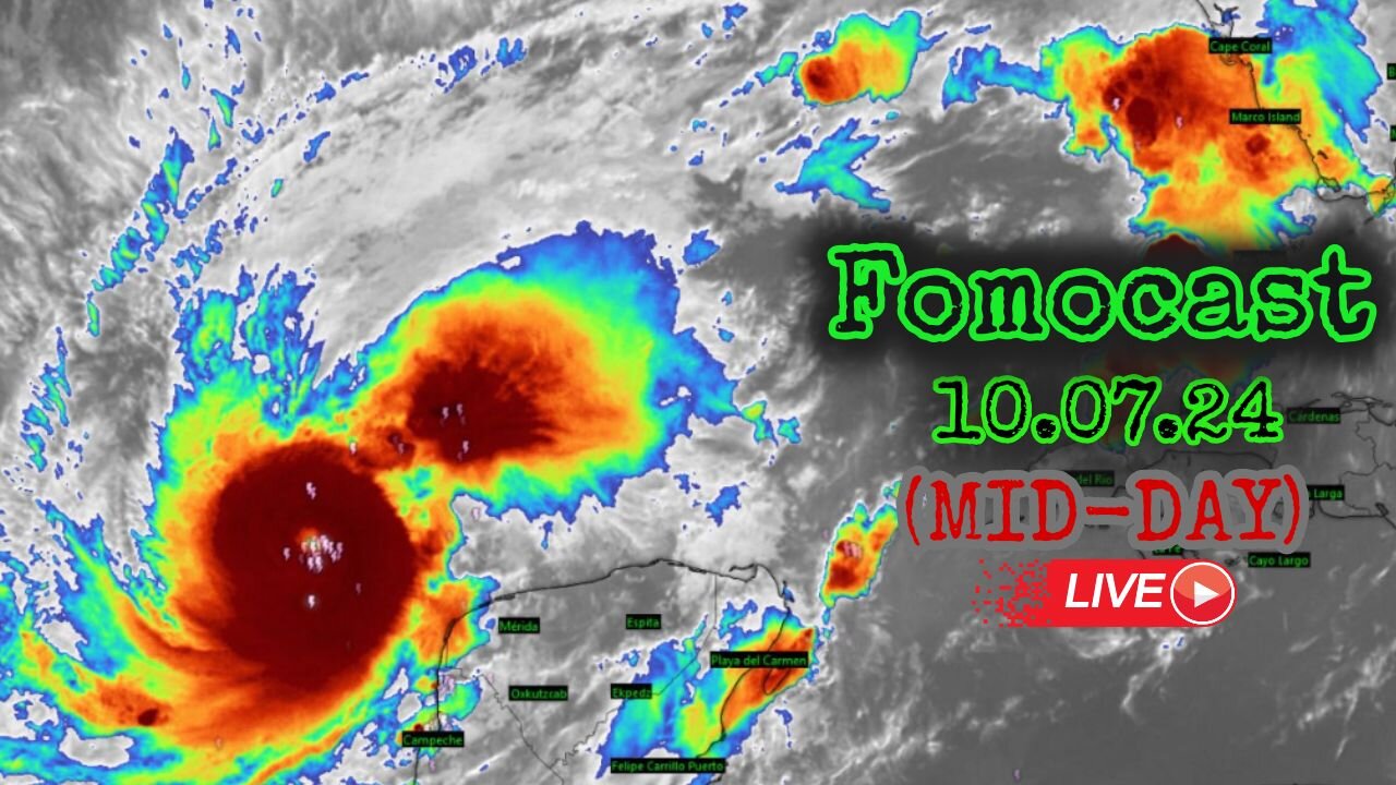 🚨 EMERGENCY BROADCAST: NATIONAL HURRICANE CENTER FORCASTS MILTON A CATAGORY 5 HURRICANE