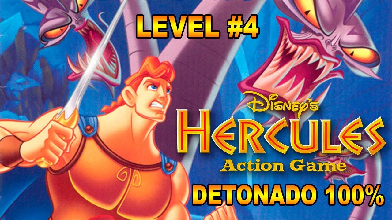 [PS1] - Disney's Hercules - [Level 4] - Dificuldade Herculean - Detonado 100%