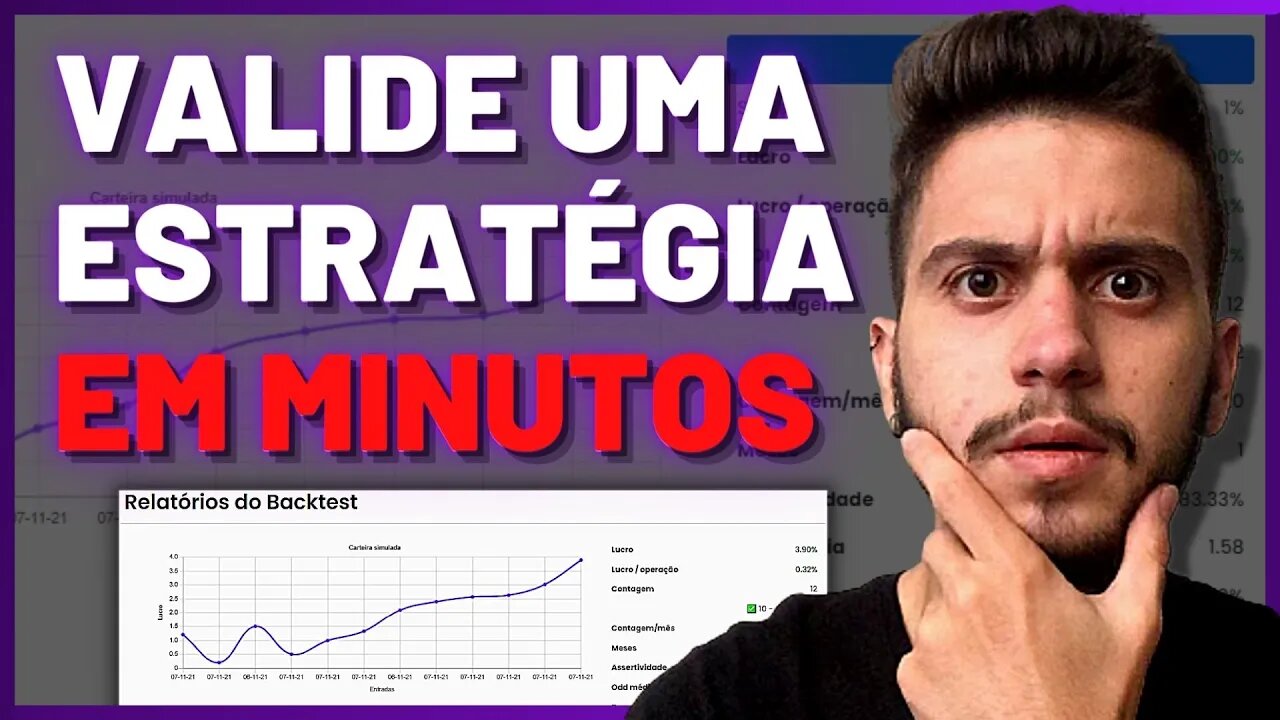 🤑 APOSTAS ESPORTIVAS | VALIDE QUALQUER ESTRATÉGIA PARA APOSTAR, EM MINUTOS! (mostrei na prática!)