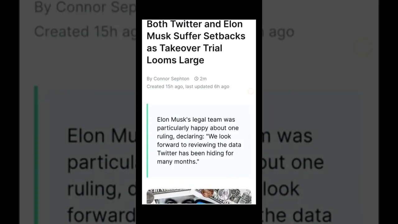 Elon Musk and Twitter Both Suffer Setbacks as Takeover Trial Looms Large #elonmusk #twitter