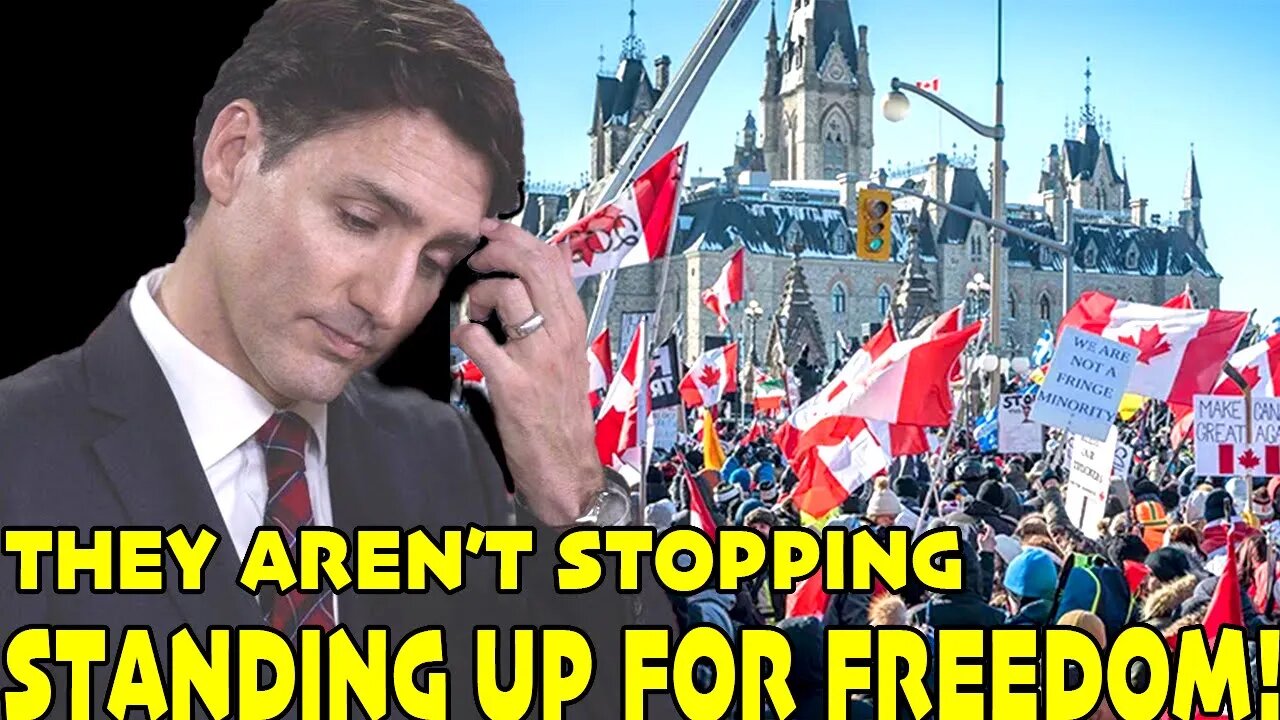 OOPS! 💩TRUDEAU UNDERESTIMATED 🇨🇦 CANADIANS AGAIN!! ⚡️(ROLLING THUNDER) ⚡️