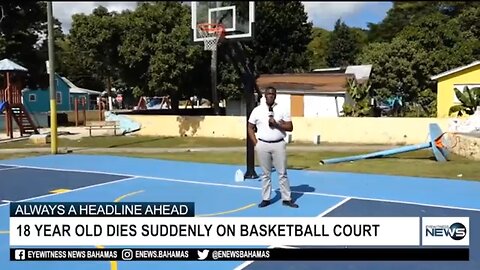 Girl playing basketball in Jamaica has a medical emergency.