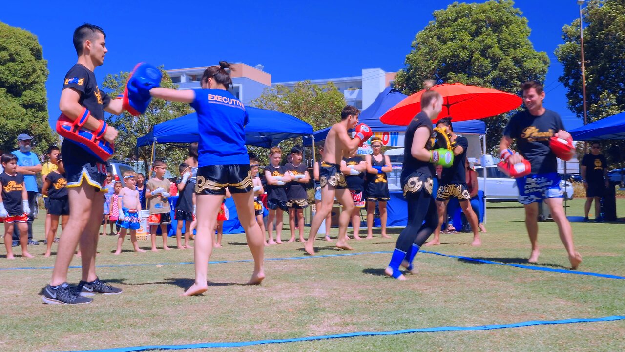 Muay Thai Demo Phons Muay Thai Centre Perth Western Australia