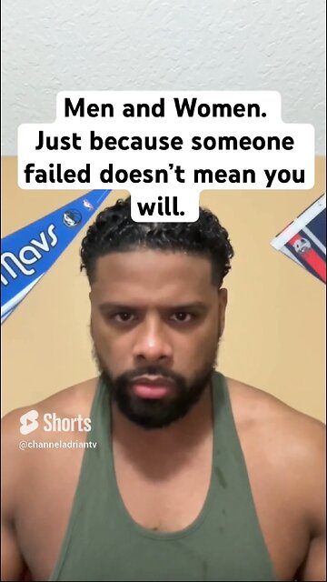 Men and Women.Just because someone failed doesn’t mean you will.#shorts #success #motivation #life