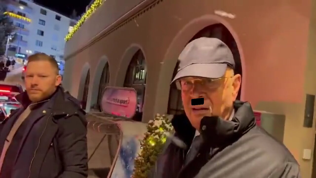 Klaus Schwab confronted in Davos