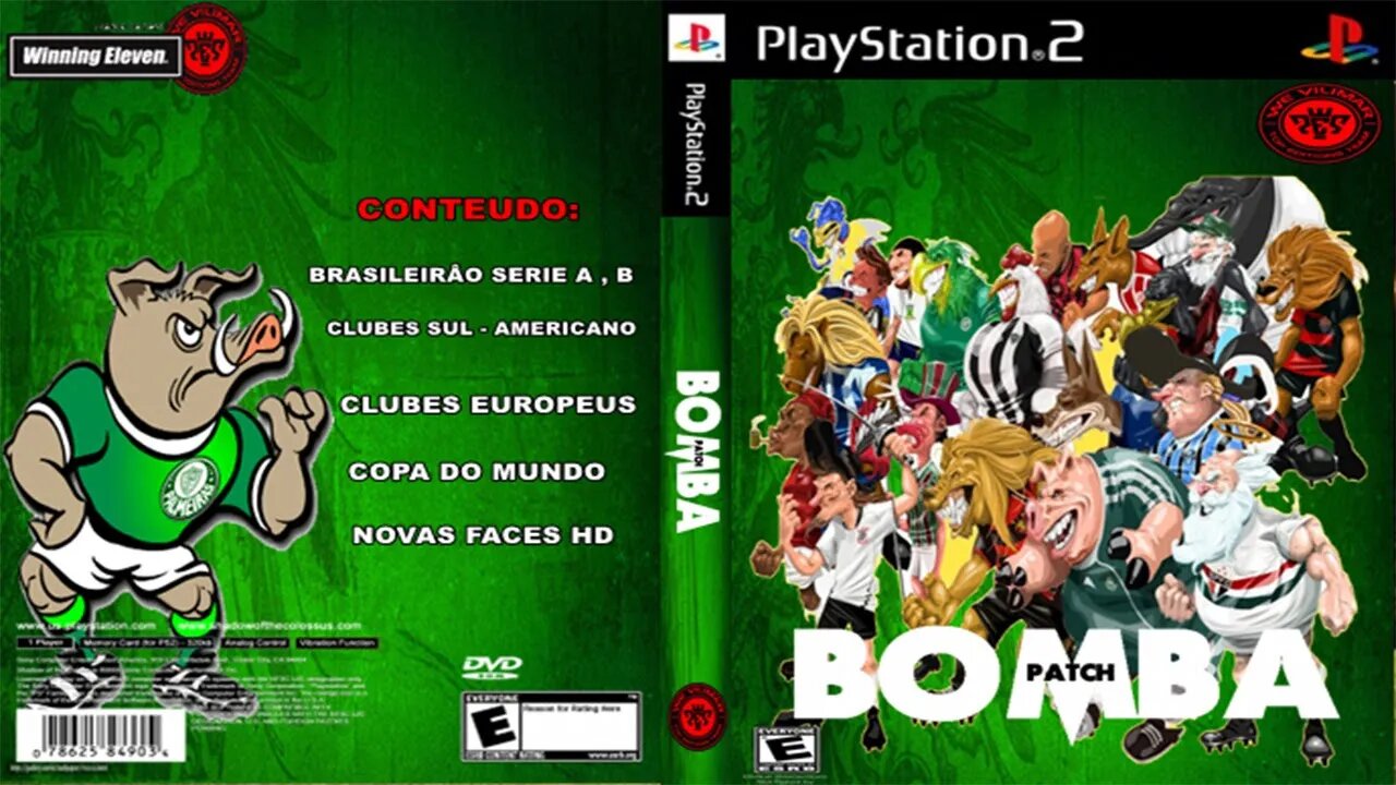 BOMBA PATCH 2021 PS2 ATUALIZADO ISO GRÁTIS EDITOR BY VILIMAR JULHO