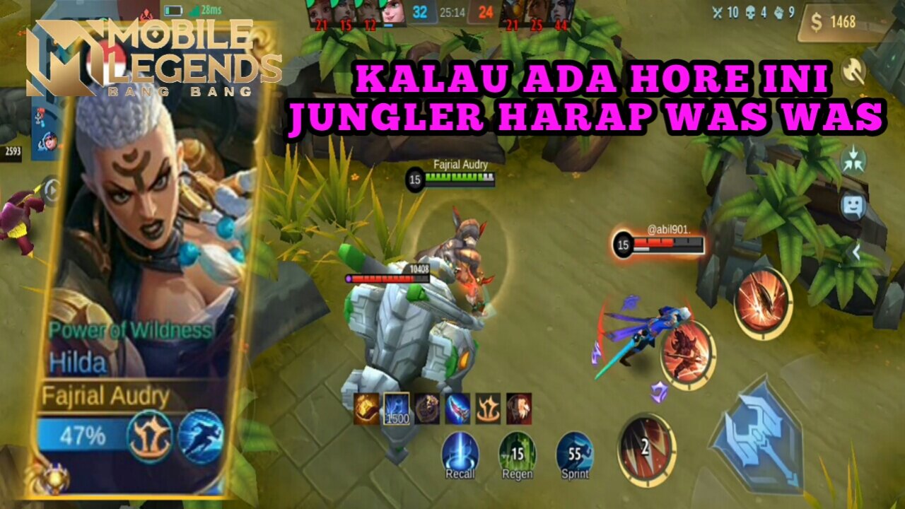 Mobile Legends Bang Bang Best Batle Hilda Counter Hyper Assasin