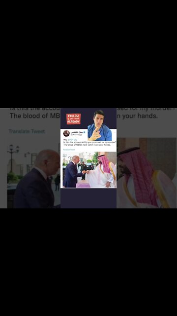 #JoeBiden Forgets His Campaign Commitment to Hold #mbs Accountable..