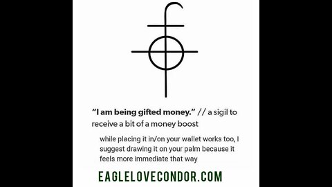 MONEY SIGIL - Share to receive your wealth blessings. Namaste 🙏