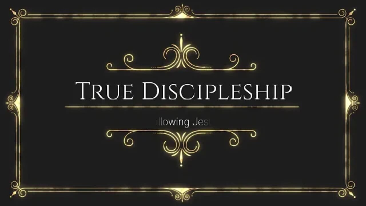 True Discipleship