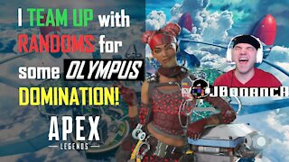 I TEAM UP with RANDOMS for some OLYMPUS DOMINATION! #APEXLEGENDS