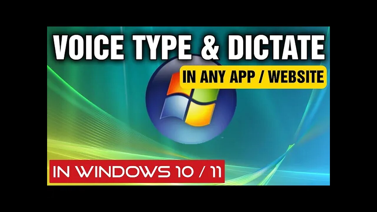 How To Voice Type & Dictate In Any App/Website in Windows 10 & 11