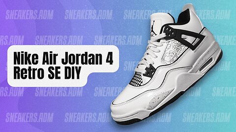 Nike Air Jordan 4 Retro SE DIY (GS) - DC4101-100 - @SneakersADM