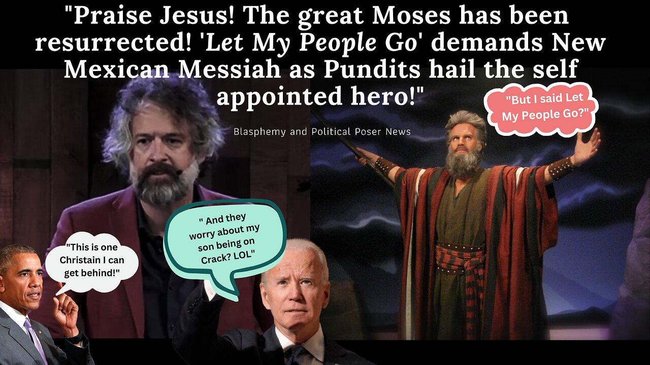 Government Spy Drones and Moses Has Been Resurrected As Election Integrity Expert! Get The Facts!