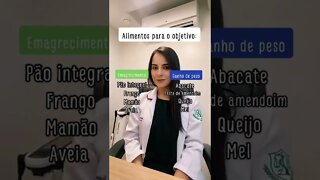 ALIMENTOS PARA O OBJETIVO... #Shorts