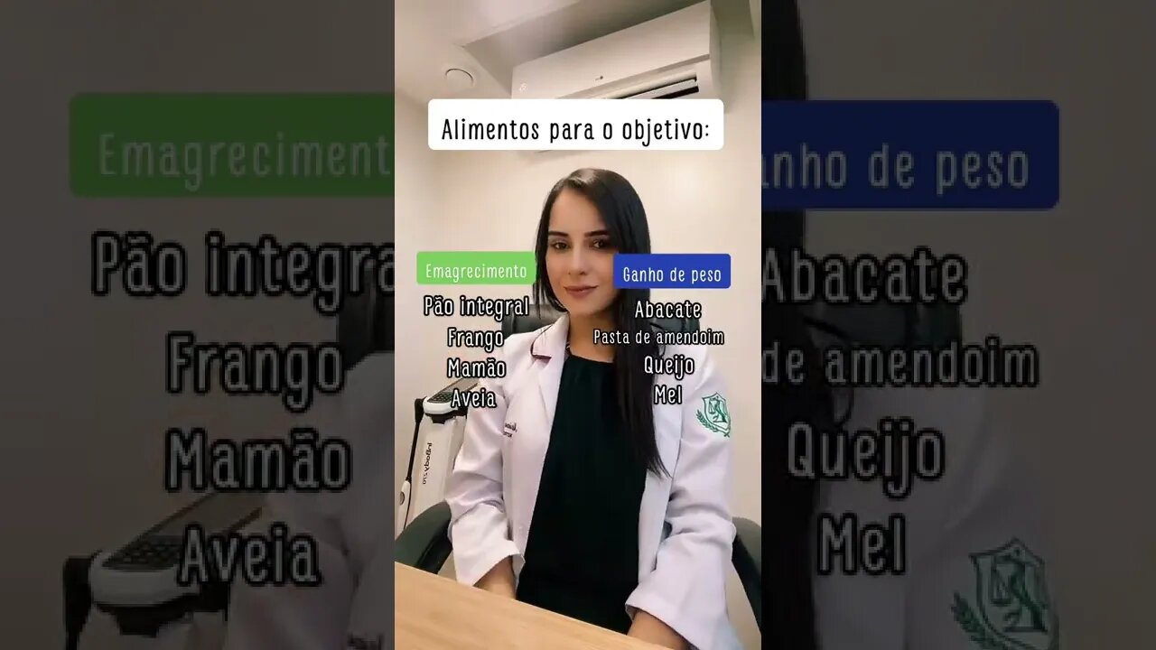 ALIMENTOS PARA O OBJETIVO... #Shorts