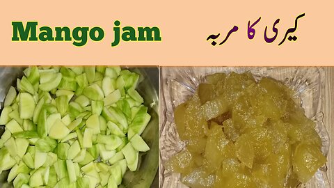 Homemade mango jam