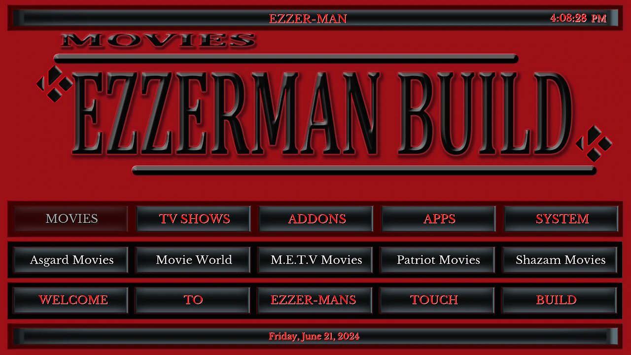 Ezzerman Kodi Build