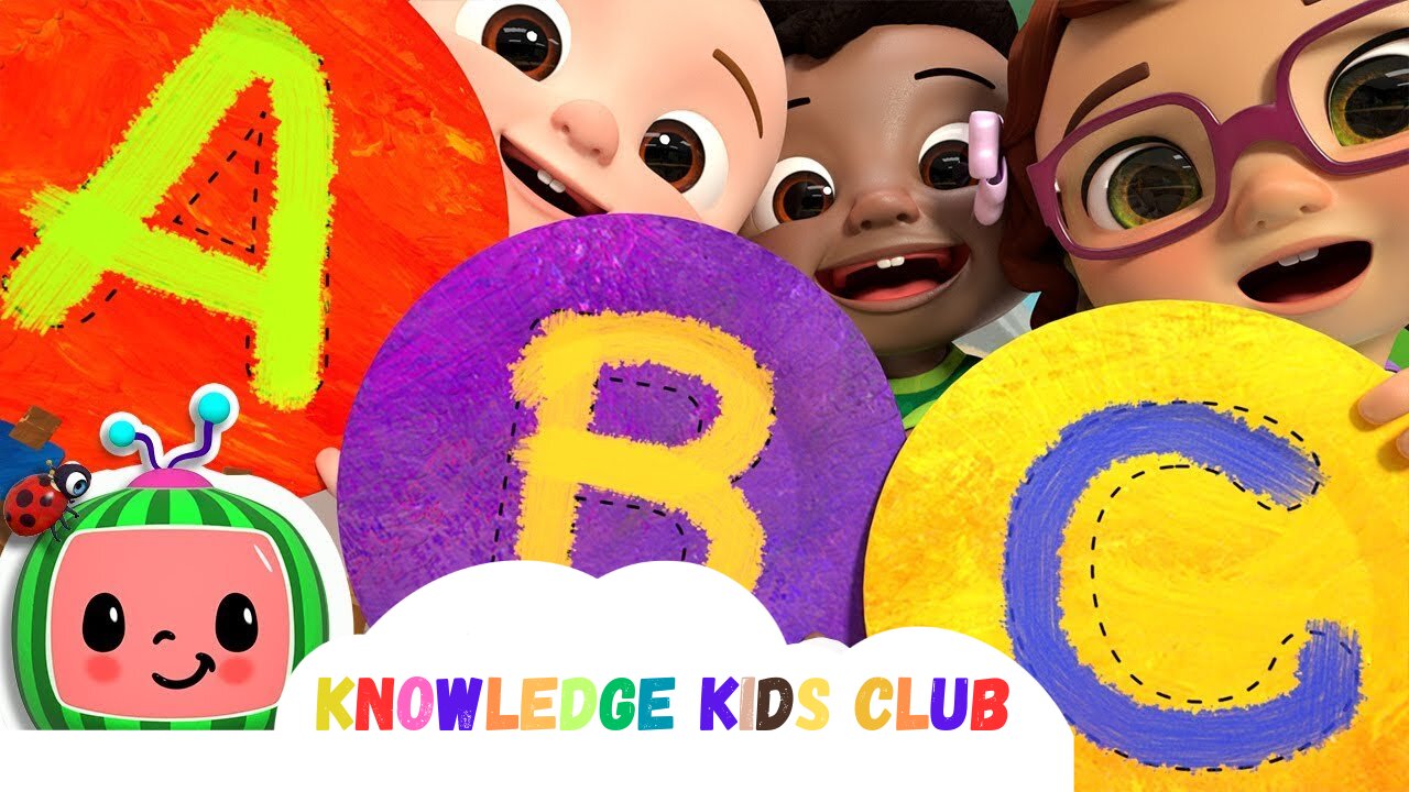 ABC Song with Balloons and Animals | Knowledge Kids Club