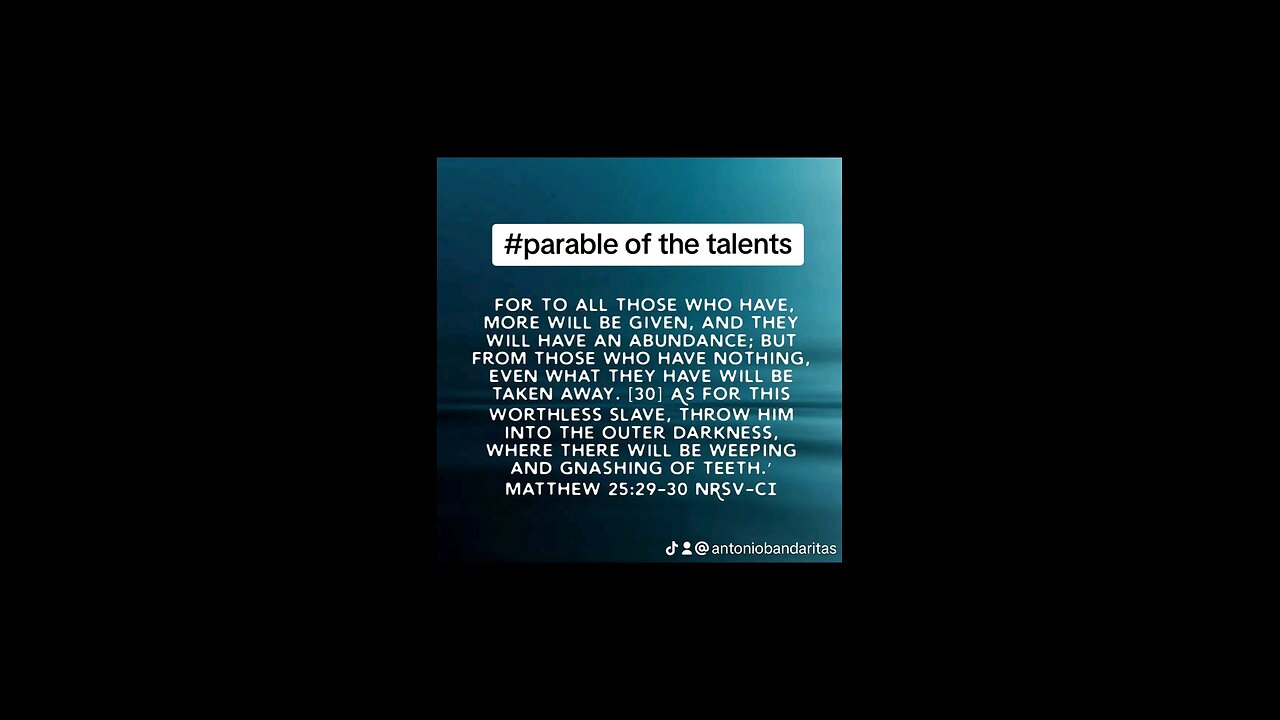 parable of the talents