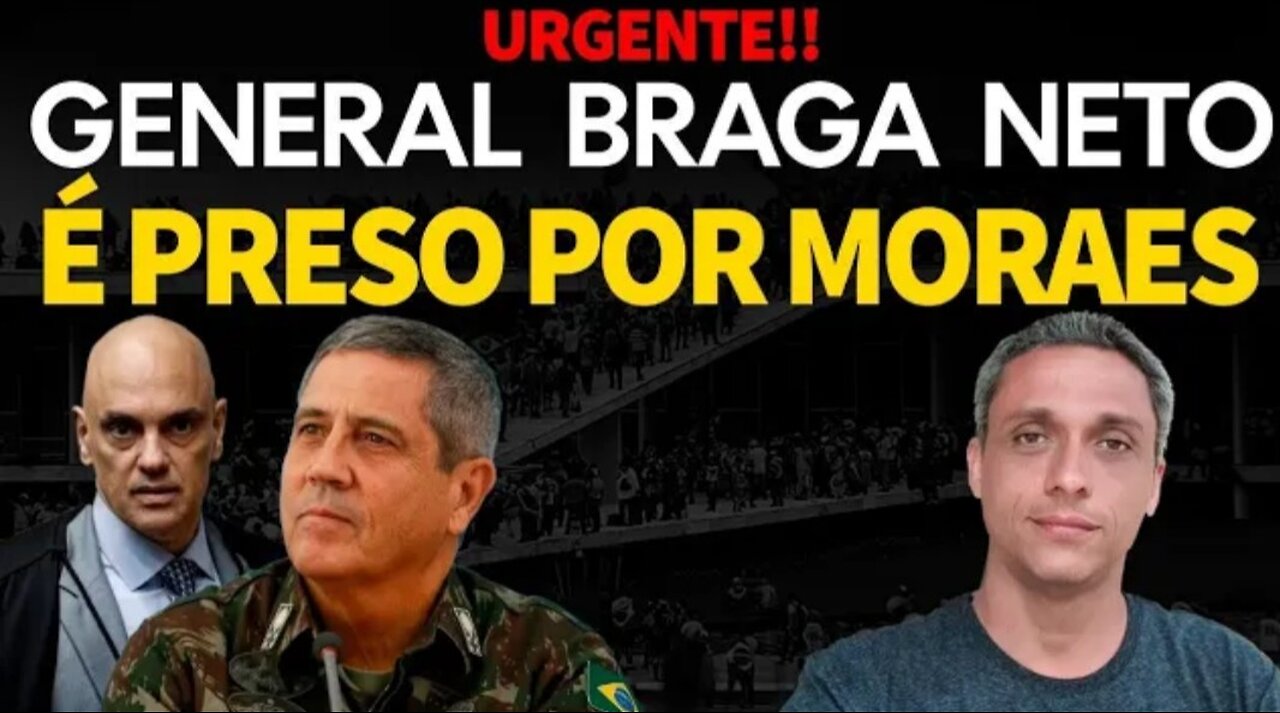 IN THE BRAZILIAN DICTATORSHIP General Braga Neto has just been arrested by Moraes. Crime of CURIOSIT