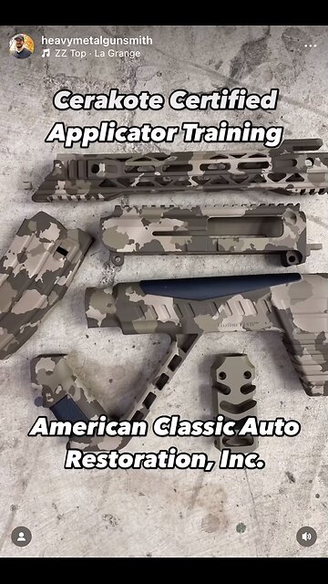 Cerakote Certified Applicator Training - American Classic Auto Restoration, Inc