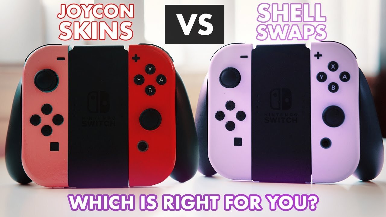 Joycon Skins vs Shell Swaps; Which is right for you¿