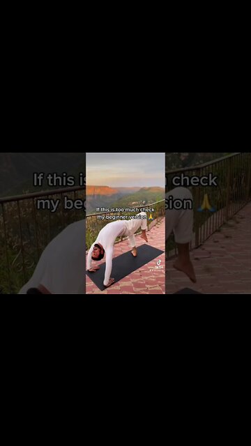 Advanced yoga challenge 🧘‍♂️❤️