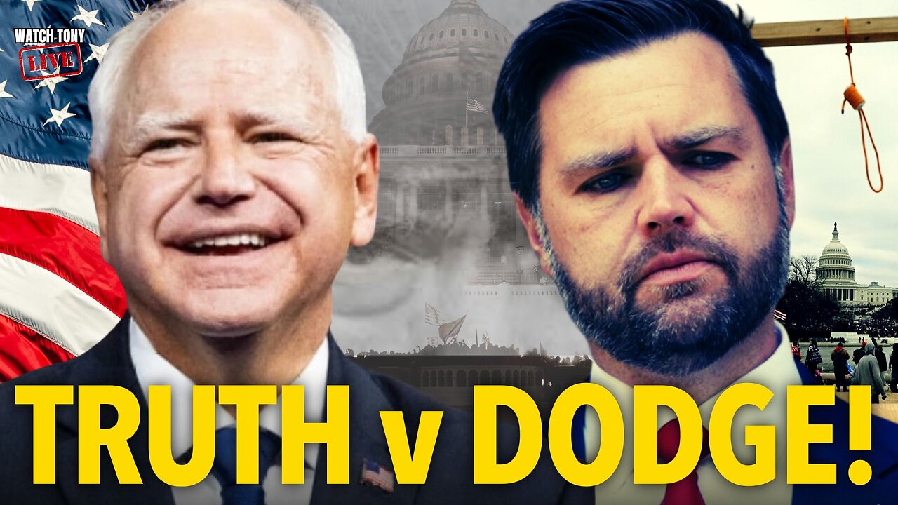 Tim Walz CALLS OUT JD Vance’s SILENCE on January 6! | The Tony Michaels Podcast #744