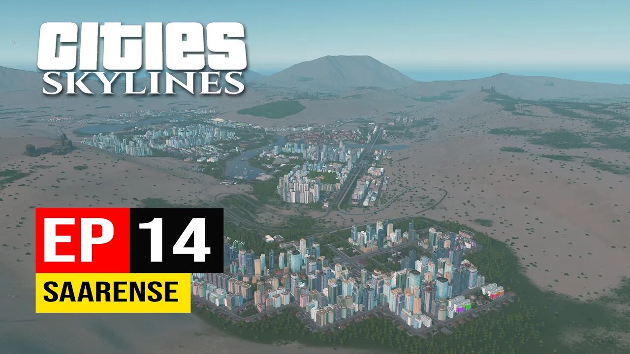 Cities: Skylines - Saarense 14 - Expansão do metrô, linhas 2 e 3.
