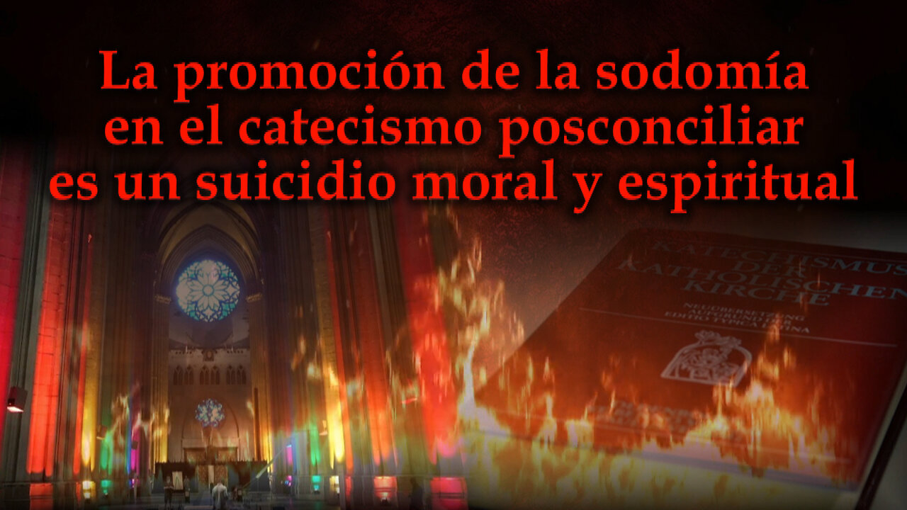 El PCB: La promoción de la sodomía en el catecismo posconciliar es un suicidio moral y espiritual