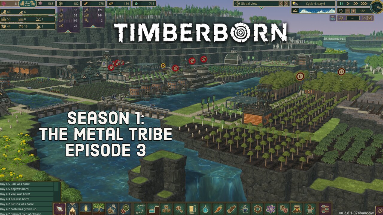 TimberBorn S1 E3: Drought + Famine = Unhappy Beavers